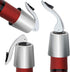 3 Pack Stainless Steel Wine Stoppers, Reusable Wine Bottle Stopper Sealer with Silicone Plug, Beverage and Wine to Keep Fresh, Ideal Gift for Wine...