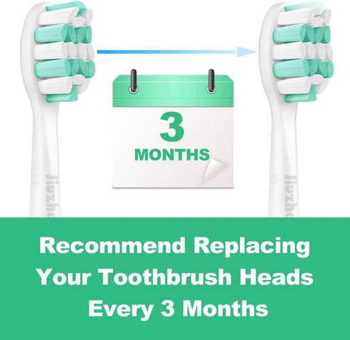 Toothbrush Replacement Heads for Philips Sonicare C2 Plaque Control ProtectiveClean 4100 5100 6100 Electric Toothbrush Heads, 6-Pack...