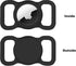 Dog Collar Airtag Holder,Silicone Airtag Dog Collar Holder Airtag Holder for Dog Collar,Dog Airtag Holder for Anti-Lost (Black&White)...