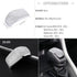 1797 for Toyota RAV4 Accessories Highlander Venza Bling Gear Shift Knob Cover Shifter Lever Cap Car Interior Trim Silver Crystals...
