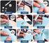 240 Pieces Stainless Steel Snap Fastener Kit, BetterJonny 15mm Snap Button Press Stud Cap with 3 Setting Tools Storage Box for Marine Boat Canvas ...