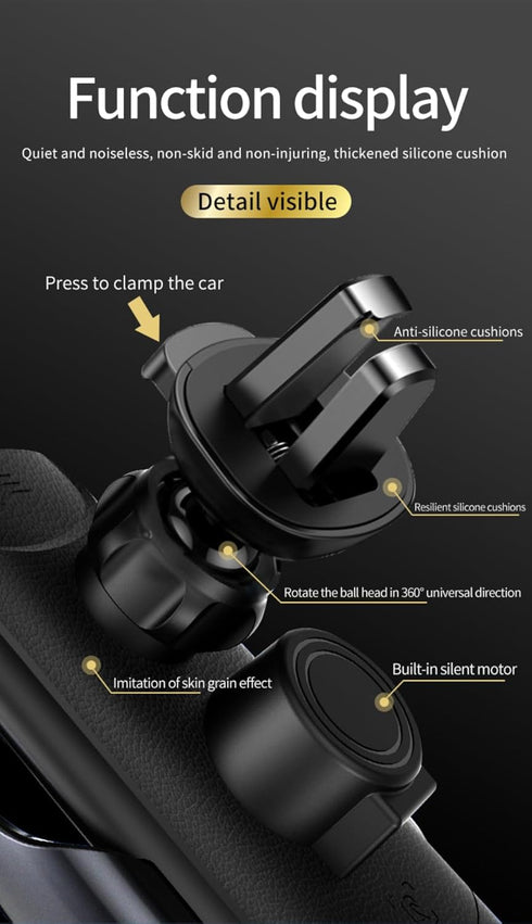 Wireless Car Charger, SIHENMY 15W Fast Wireless Charger for car Auto-Clamping, fit for iPhone 15 14 13 12 11 Pro Max Xs, Samsung Galaxy S23 Ultra ...