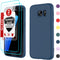 LeYi for Galaxy S7 Case: Samsung S7 Phone Case with 2 Pack Tempered Glass Screen Protector for Women Men, Liquid Silicone Slim Gel Rubber Protecti...