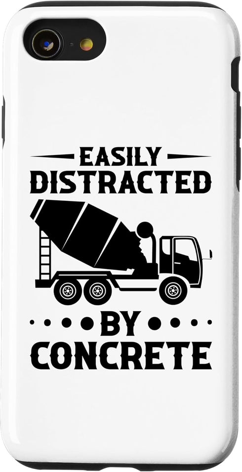 iPhone SE (2020) / 7 / 8 Concrete Worker Guy Concrete Tools Concrete Worker Case...