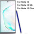 2 Pack Silver Galaxy Note 10 Plus Pen for Samsung Galaxy Note 10 5G Touch Screen Stylus Pen Replacement Parts for Samsung Note 10, Note 10 Plus, N...