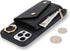 for iPhone 12/12 Pro Case with Card Holder and Strap - Zipper Pocket,Crossbody Lanyard Strap,Credit Card Holder,Stand Ring,Cute Phone Wallet Case ...