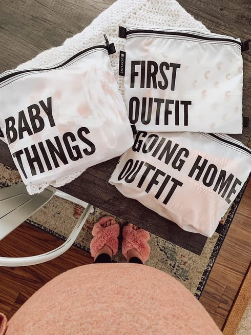 Lucky Love Hospital Bags For Labor and Delivery, Diaper Bag Organizing Pouches and Hospital Bag Essentials For Mom...