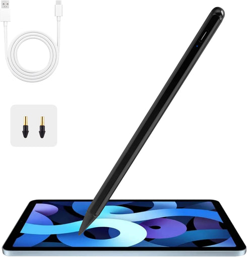 2022 iPad Pro 12.9-Inch 5th/4th/3rd Generation Stylus Pen with Palm Rejection, Active Stylus Plastic Tip Digital Smart Pencil for Apple iPad Pro 1...