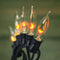 SUNSGNE Christmas Flickering Flame Lights, C18 Christmas String Light 10Ft Flicker Amber Flame Lights for Outdoor Indoor Home Halloween Christmas ...
