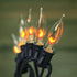 SUNSGNE Christmas Flickering Flame Lights, C18 Christmas String Light 10Ft Flicker Amber Flame Lights for Outdoor Indoor Home Halloween Christmas ...