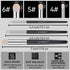 PANDAFLY Drybrush Set - 3 Sizes Hobby Detail Paint Brush Set, Acrylic Paint Brushes for Tabletop & Wargames, 40k, DND Miniatures, Citadel, Scale M...