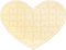 Blank Puzzle Heart Shape with 40 Pieces, Blank Heart Wooden Jigsaw Puzzle with Puzzle Tray for Crafts & DIY, Custom Puzzle 11.2x8.4 Inches 1 Pack...