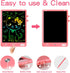 ZMLM LCD Drawing Tablet for Girls - 10 Inch Colorful Doodle Writing Pad Reusable Learning Educational Scribbler Toy for Children Boy 3 4 5 6 7 8 9...