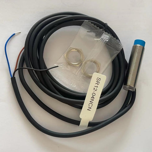 M12 Inductive Proximity Sensor Switch?NPN NC DC 12-24V, 4mm Detecting Distance SR12-04NCN 2M Cable Length...