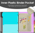 Telescoping Project Organizer Binder -Black...