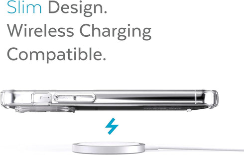 Speck MagSafe Case for iPhone 13 Pro - Drop & Camera Protection, Clear Phone Case, Wireless Charging Compatible - Clear...