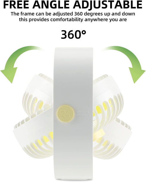 Portable Cooler Fan, Mini Desk Fan for Office Outdoor, Personal Table Air Cooler Fan(Not Air Conditioner)...