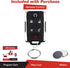 KeylessOption Keyless Entry Remote Control Car Key Fob Replacement for Suburban Tahoe M3N-32337100...