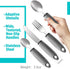 Adaptive Utensils, Adaptive Utensils 4pcs for Hand Tremors,Elderly, Arthritis,Parkinsons-Built Up Utensils for Adults–Easy Grip Aids Handle–2.5oz ...