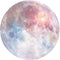 HaloVa Mouse Pad, Anti Slip Planet Mouse Mat for Desktops, Computer, PC and laptops, Customized Round Mouse Pad for Office and Home, Moon...