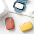 4 Pcs Travel Soap Box Holder, Portable Leak Proof Soap Dishes Container with Lid, Waterproof Plastic Soap Case Tray for Home Kitchen Bathroom Hiki...