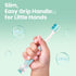 7001 Kids Toothbrush, Extra Soft Bristles, Cute Buuny Design, for Children Ages 2+, Small Head, 6 Count...