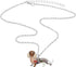 BONSNY Statement Enamel Rhinestone Chain Dachshund Dog Necklaces Pendant Original Design for Women Jewelry...