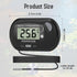 LCD Digital Aquarium Thermometer, Fish Tank Thermometer with Water-Resistant Sensor Probe and Suction Cup for Reptile, Turtle Incubators, Terrariu...
