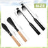 4-Piece Weeding Tool SetGarden Hoe, Weeding Shovelhand weeder tool, 4-Tooth Manganese Steel Forged Manual Weeding Machine, Suitable for Vegetable ...