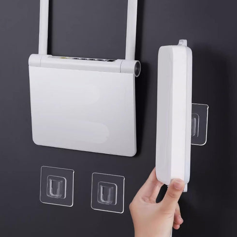 Adhesive Hooks, Clear Double Sided Adhesive Wall Hooks, Traceless Wall Mount Sticky Hook, Waterproof Self Wall Hangers for Kitchen Bathroom Shower...