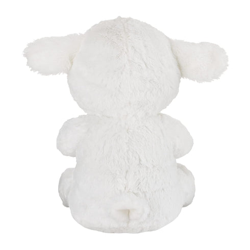 Little Love by NoJo Baptism White Plush Lamb with Praying Hands and Embroidered Cross...