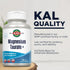 KAL Magnesium Taurate 400mg Plus CoEnzyme Vitamin B6, Chelated Magnesium Supplement, Healthy Muscle Function, Nerve and Heart Health Support, Glut...