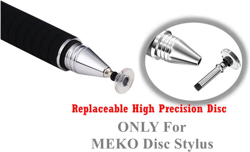 MEKO® High Precision Replacement Disc Tip for MEKO® Disc Stylus, 6-Pack (Old Version)...