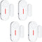 Door Window Alarm, 110DB Door Alarms for Kids Safety, Wireless Sensor Door Window Burglar Alarm-Window Pool Alarms for Home (4 Pack)...