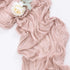 Socomi Cheesecloth Table Runner 10ft Gauze Boho Rustic Dusty Pink Cheese Cloth Table Runner for Baby Shower Decoration Wedding Easter Summer Table...