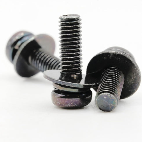 ReplacementScrews 1 Set of Metric Screws (Model RS-198133) Pan Head - Philips Drive - Black Plated (Pack of 3)...