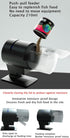 Fish tank feeder, Automatic fish feeder for aquarium, Pond fish feeder, Aquarium feeder, 210ML, Battery powered...