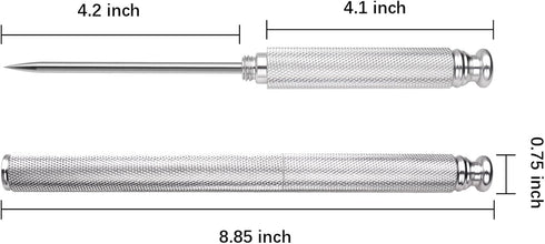 Ice Picks Aluminium Alloy Handle Stainless Steel Knife With Safety Cover Ice Tool Kitchen Tool for Restaurant Bar Home...