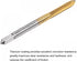 uxcell Straight Flute Taps, M4 x 0.7 Metric Left Hand Titanium Coated M35 Cobalt High Speed Steel Machine Tapping Screw Thread Milling Tap Machini...