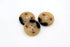 20PCS 4 Holes Resin Round Buttons Craft Sewing Snaps Handmade DIY Accessories (Beige, 25mm)...