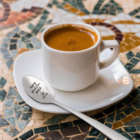 Friendship Spoon Gifts for Women Friends, Enjoy Your Tea, Sister Gifts from Sister, Birthday Thanksgiving Christmas Gifts for Tea Lover Besties Be...