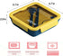 Bento Box Adult Lunch Container with Utensils, 37 OZ/1100 ML Lunch Box 2 Compartment Food Container for Men Women, Portable Salad Container with S...
