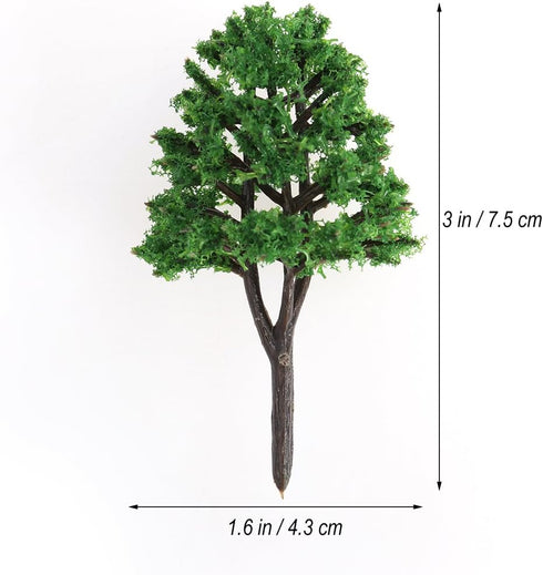 20pcs Model Trees Landscape 1:150 7.5cm Model Train Scenery Landscape N Scale...
