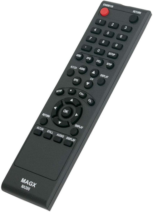 NA386UD NA386 Replace Remote Control fit for Magnavox TV DTV Digital to Analog Converter Set Top Box TB110MW9 TB110MW9A RTB110MW9 TB100HW9 TB100MW...
