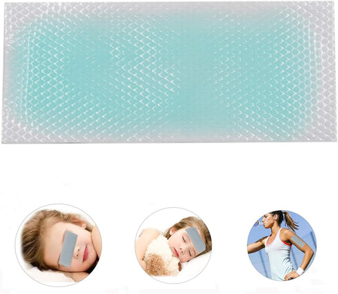 20 Pcs Fever Cooling Gel Patches,Cooling Forehead Strips Relieve Headache,Toothache Pain,Drowsiness, Fatigue, Refreshing, Relieve Fatigue, Muscle ...