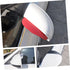 2Pcs Red Aluminum Alloy Side Mirror Rain Shield Flexible Rearview Mirror Visor Guard Protects From Rain Snow Sunlight for Cars Suvs Trucks...