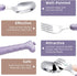 2 Cartoon Toddler Utensil Sets, Kid Spoon and Fork Set, Stainless Steel Toddler Safe Silverware Set for Children Self-Feeding with Travel Carrying...