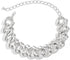 Fashion Gold Silver Punk Cuban Link Chain Choker Bohemian Chunky Chain Necklace Punk Gothic Hip Hop Metal Necklaces Plastic Chunky Curb Chain Neck...