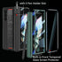 for Samsung Galaxy Z Fold 3 Case with Wrist Strap & Screen Protector & S Pen Slot,Magnetic Hinge Protective Bumper Case Ultra Slim Shockproof Anti...