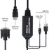 VGA to HDMI Adapter Cable, 4ft with Audio for PC, Laptop to Monitor, Display, HDTV...